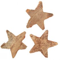 Prodotto Decorazione stella di cocco naturale Decorazione natalizia naturale 5,5-7 cm 30 pz