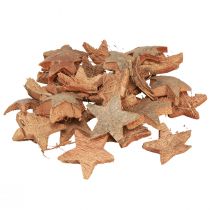 Prodotto Decorazione stella di cocco naturale Decorazione natalizia naturale 5,5-7 cm 30 pz
