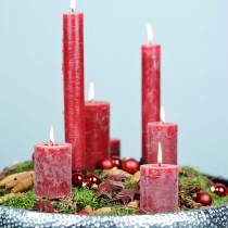 Prodotto Stella di cocco rossa 5 cm 50 pezzi Stelle decorative per decorazioni natalizie