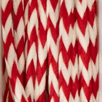 Prodotto Cordino con motivo a zigzag in rotolo per lavori creativi e confezioni regalo, diametro 3 mm, lunghezza 20 m