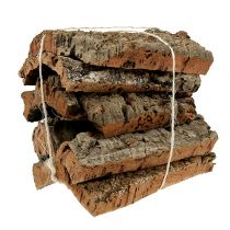 Prodotto Set di 5 pezzi di corteccia di sughero naturale per artigianato e decorazioni, 30x20 cm