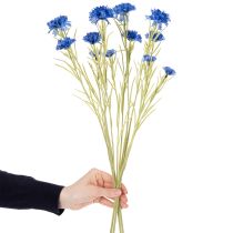 Prodotto Fiore artificiale di fiordaliso per un design elegante del soggiorno, decorazione estiva, 68 cm, 4 pezzi
