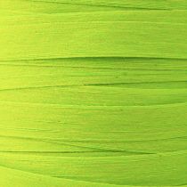 Prodotto Nastro arricciacapelli in cotone sostenibile nastro verde 10mm 100m