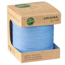 Prodotto Nastro arricciacapelli nastro regalo sostenibile blu 10mm 100m