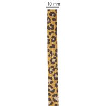 Prodotto Nastro arricciato, stampa leopardata, nastro regalo per confezioni creative, 10 mm, 100 m