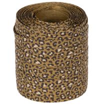 Prodotto Nastro arricciato, stampa leopardata, nastro regalo per confezioni creative, 10 mm, 100 m