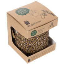 Prodotto Nastro arricciato, stampa leopardata, nastro regalo per confezioni creative, 10 mm, 100 m