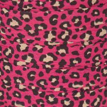 Prodotto Nastro decorativo, stampa leopardata, rosa, nastro arricciabile per confezioni regalo e lavori creativi, 10 mm, 100 m