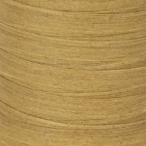 Prodotto Nastro regalo marrone, nastro arricciato, materiali artigianali sostenibili, 10 mm x 100 cm