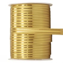 Prodotto Nastro arricciacapelli nastro regalo oro con strisce dorate 10 mm 250 m