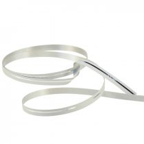 Prodotto Nastro arricciacapelli nastro regalo bianco con strisce argento 5 mm 250 m