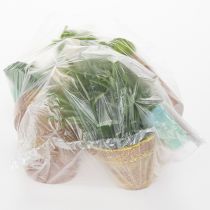 Prodotto Vaso per erbe aromatiche artificiali con erbe decorative per cucina, giardino, balcone o terrazza, 15 m³, 3 pezzi