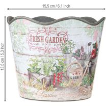 Prodotto Vaso per erbe aromatiche vaso per fiori in plastica Fresh Garden H13,5cm 2 pezzi