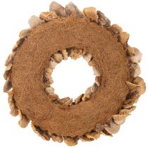 Prodotto Ghirlanda di funghi per alberi, colore naturale, per decorazione di porte o pareti, 37 cm