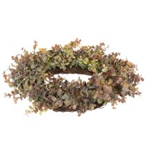 Prodotto Ghirlanda artificiale di eucalipto, decorazione autunnale, rotonda, 45 cm