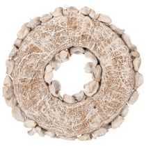 Prodotto Ghirlanda con fiori di loto, decorazione naturale, fiori secchi, 35 cm