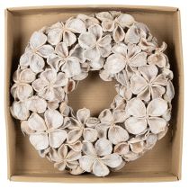 Prodotto Ghirlanda con fiori di loto, decorazione naturale, fiori secchi, 35 cm