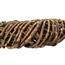 Prodotto Ghirlanda decorativa realizzata con rami naturali, ghirlanda in rattan, rotonda, grande, 45 cm.