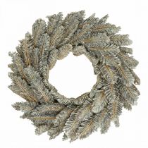 Ghirlanda decorativa coni Ghirlanda dell&#39;Avvento porta corona bianca, glitter Ø35cm