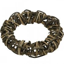 Prodotto Corona di vite Ø30cm Corona naturale per porta Corona decorativa Salice Alta qualità Fatto a mano