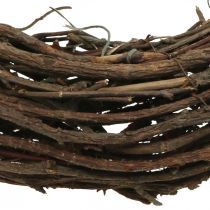 Corona di vite Ø35cm corona decorativa naturale marrone