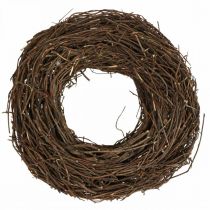 Corona Vite Ø45cm Marrone Ghirlanda naturale da decorare