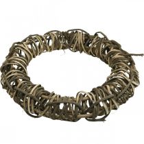 Prodotto Grande corona decorativa Ø50cm realizzata in viti - corona naturale per porte in legno e salice, versatile per decorare