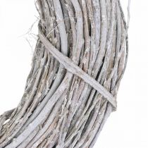 Ghirlanda decorativa sbiancata Ø35cm Shabby Chic porta ghirlanda decorazione tavola