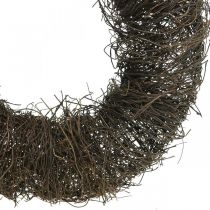 Ghirlanda di vite corona marrone scuro per decorazione murale ghirlanda naturale legno Ø35cm