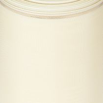 Prodotto Nastro per ghirlande color crema con bordo dorato, supersatin, largo 125 mm, lungo 25 m - Impermeabile, ideale per la stampa digitale ed ecologico