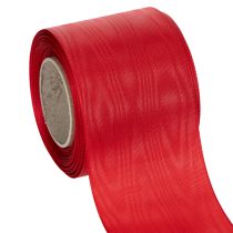 Prodotto Nastro rosso per ghirlande 75 mm x 25 m - Fiori e decorazioni funebri, nastro robusto per scritte