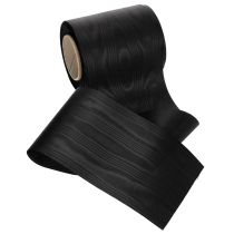 Prodotto Nastro ghirlanda nero 100 mm 25 m - nastro da lutto, nastro a fiocco, nastro decorativo, forniture per fioristi