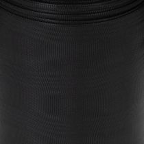 Prodotto Nastro ghirlanda nero 100 mm 25 m - nastro da lutto, nastro a fiocco, nastro decorativo, forniture per fioristi