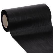 Prodotto Nastro per ghirlanda nero 200 mm 25 m per fiori funebri, resistente alle intemperie e stampabile