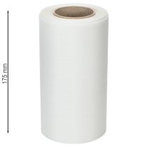 Prodotto Nastro bianco per ghirlande funebri, larghezza 175 mm, lunghezza 25 m, nastro in acetato di alta qualità