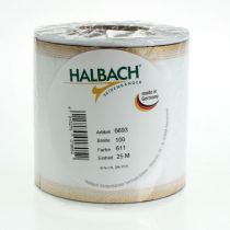 Prodotto Nastro bianco moiré con bordo in perle e rilegatura in taffetà, nastro decorativo, nastro da lutto, larghezza 100 mm, lunghezza 25 m