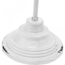 Prodotto Porta ghirlanda Shabby Chic Bianco Porta ghirlanda Metallo 4 Ganci H76cm