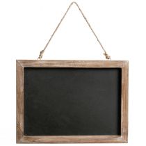 Prodotto Lavagna da appendere tavola vintage in legno naturale 40×30cm