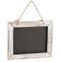 Prodotto Lavagna da appendere vintage nera bianca 24,5×20 cm 2pz