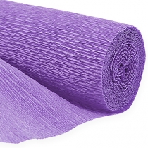 Prodotto Carta crespa fiorista viola 50x250cm