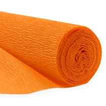 Prodotto Carta crespa fiorista arancione 50x250cm