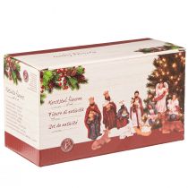 Prodotto Figure del presepe set 11 figure colorate dipinte a mano 3,5-9,5 cm