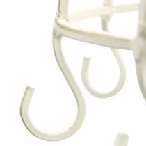 Prodotto Corona decorativa con gancio per appendere bianca Ø29cm