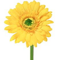 Prodotto Fiori Artificiali Gerbera Sole Giallo Fiore Da Giardino 47cm