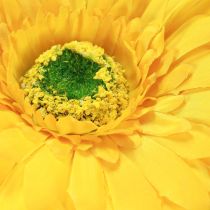 Prodotto Fiori Artificiali Gerbera Sole Giallo Fiore Da Giardino 47cm
