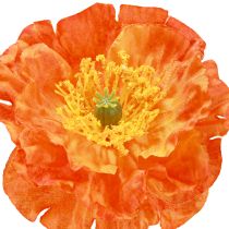 Prodotto Papaveri artificiali fiori estivi arancioni Ø7cm L78cm 3pz