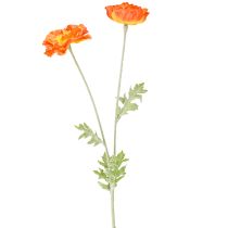 Prodotto Papaveri artificiali fiori estivi arancioni Ø7cm L78cm 3pz