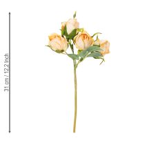 Prodotto Bouquet di rose artificiali, decorazione realistica per la zona giorno, 31 cm, 3 pezzi