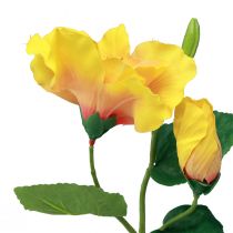 Prodotto Fiori Artificiali Ibisco Giallo 62cm