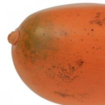 Prodotto Frutto decorativo mango artificiale Frutto artificiale Ø7cm L12cm